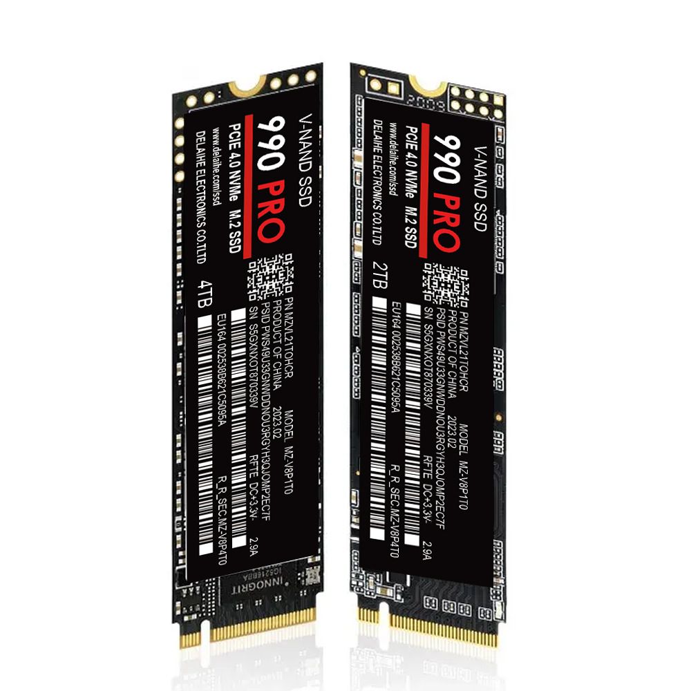 SSD vysoká rýchlosť 990 PRO PCIe 4.0 NVMe 4.0 M.2 2280 1TB 2TB 4TB SSD Interný pevný disk v pevnej fáze pre notebook PC PS4
