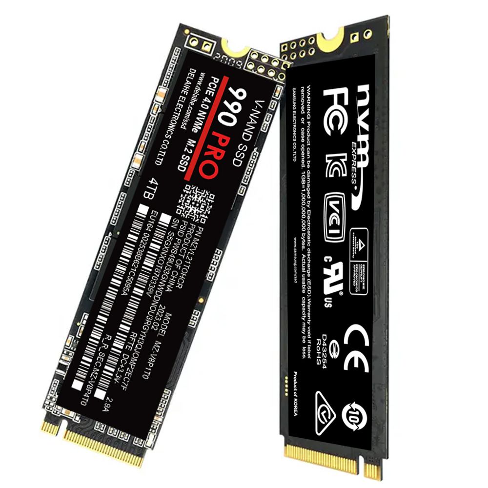 SSD vysoká rýchlosť 990 PRO PCIe 4.0 NVMe 4.0 M.2 2280 1TB 2TB 4TB SSD Interný pevný disk v pevnej fáze pre notebook PC PS4