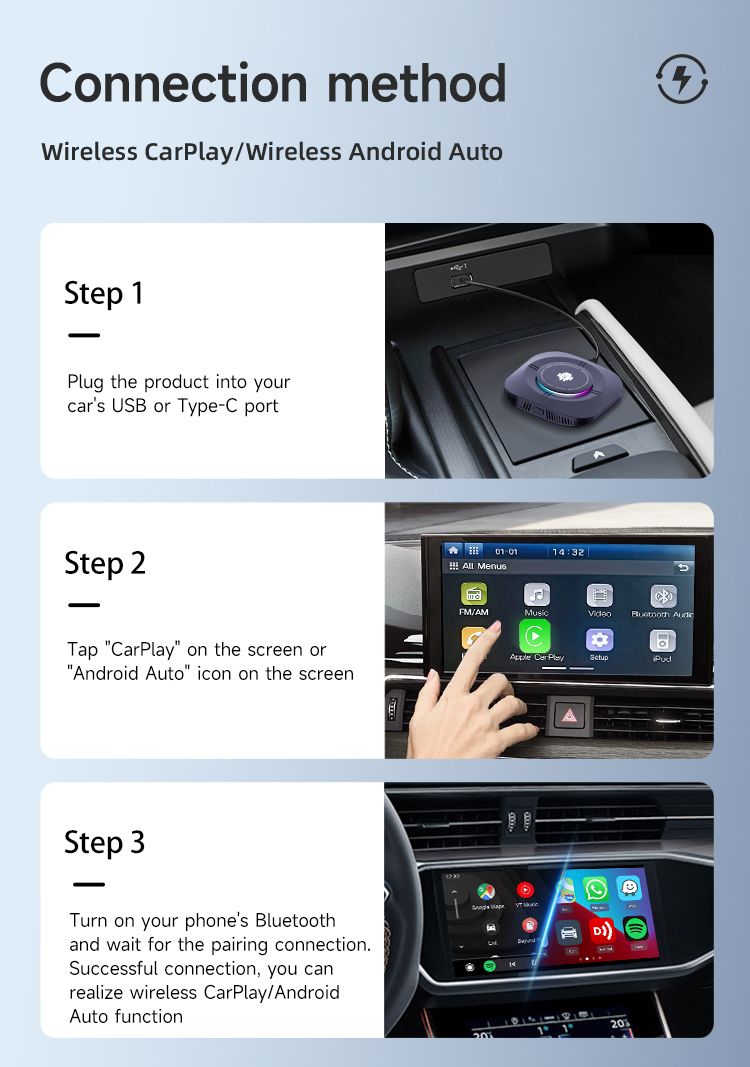 Carlinkit Android 13 TV Box bezdrôtové CarPlay bezproblémová konektivita 8-jadrový adaptér pre palubnú zábavu