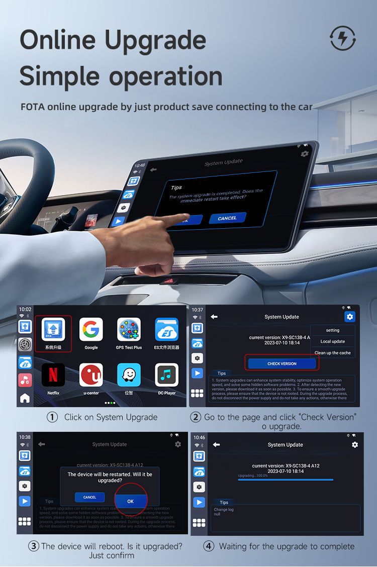 Carlinkit Android 13 TV Box bezdrôtové CarPlay bezproblémová konektivita 8-jadrový adaptér pre palubnú zábavu