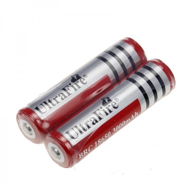 UltraFire BRC 3000mAh 3.7V 18650 Vysokokapacitná nabíjateľná batéria pre svietidlá a zariadenia, ekologická.