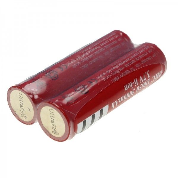 UltraFire BRC 3000mAh 3.7V 18650 Vysokokapacitná nabíjateľná batéria pre svietidlá a zariadenia, ekologická.