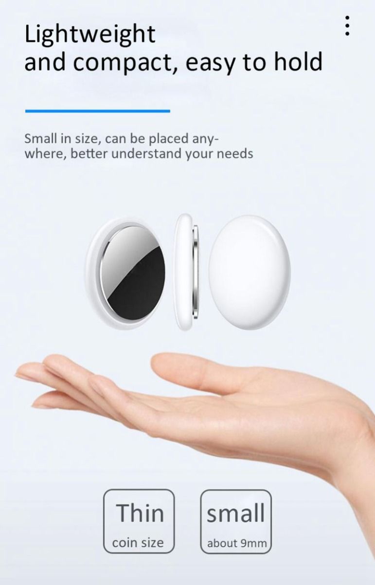 Mini GPS sledovač Bluetooth 4.0 inteligentný lokátor, ľahké zariadenie proti strate pre kľúče, domáce zvieratá, deti – lokalizácia v reálnom čase