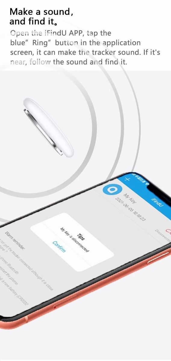 Mini GPS sledovač Bluetooth 4.0 inteligentný lokátor, ľahké zariadenie proti strate pre kľúče, domáce zvieratá, deti – lokalizácia v reálnom čase