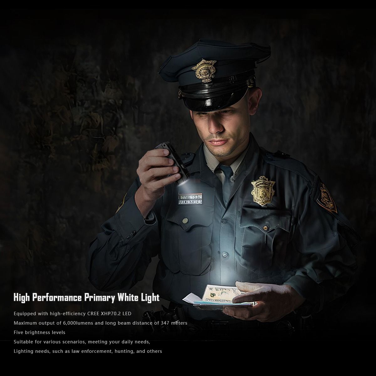 IMALENT BL70 6000 lúmenov: Nabíjateľná LED EDC baterka s rýchlym Typ-C nabíjaním.