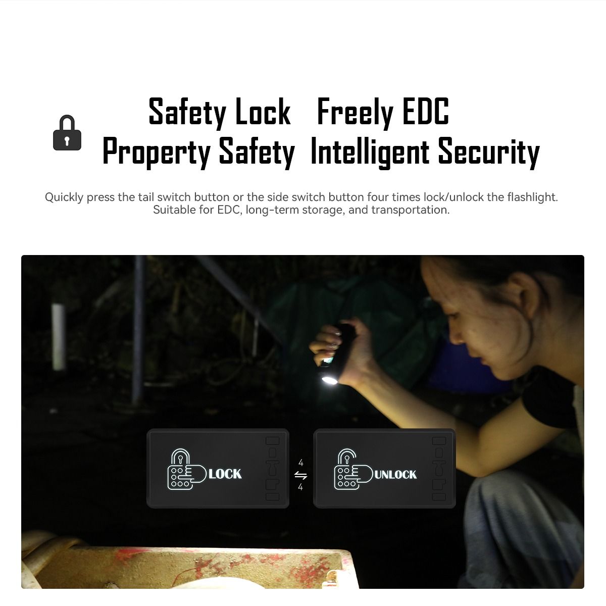 IMALENT BL70 6000 lúmenov: Nabíjateľná LED EDC baterka s rýchlym Typ-C nabíjaním.