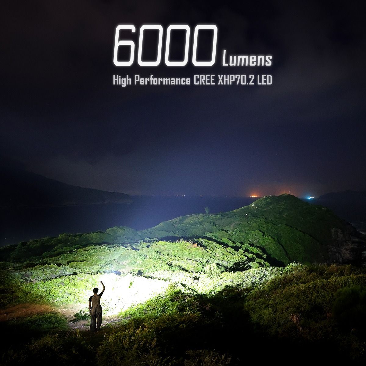 IMALENT BL70 6000 lúmenov: Nabíjateľná LED EDC baterka s rýchlym Typ-C nabíjaním.