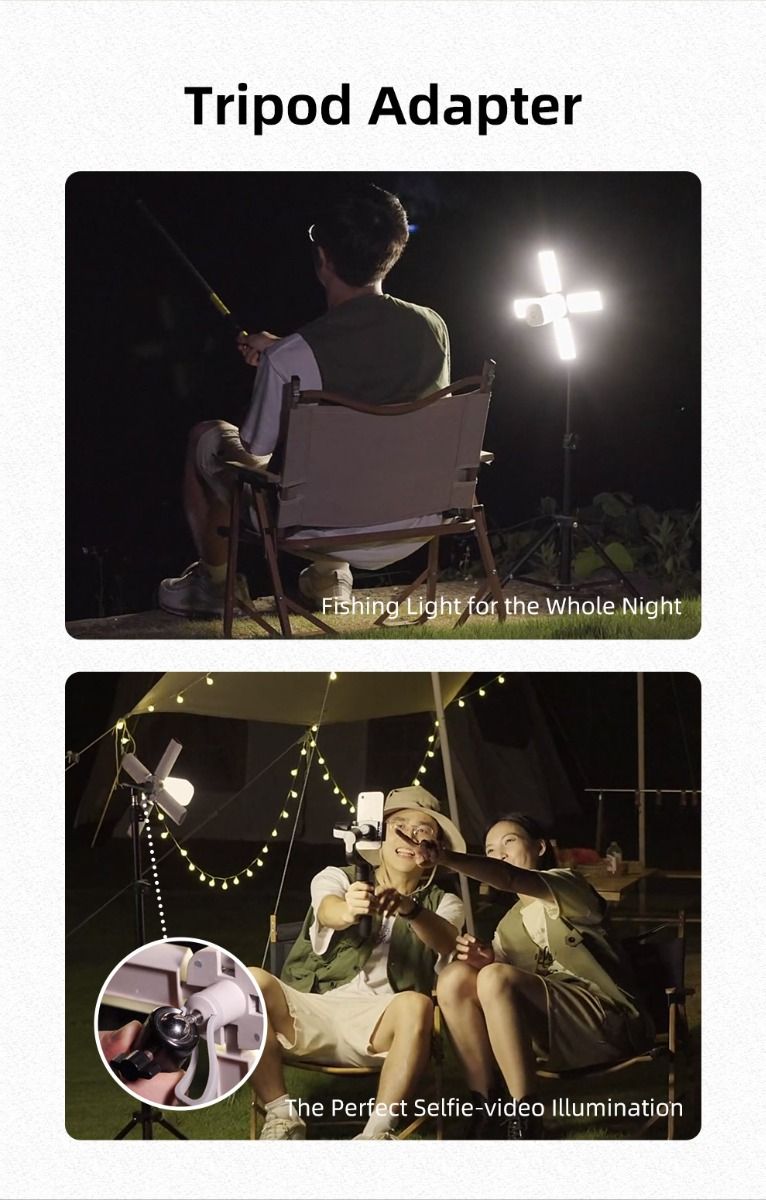 Klarus CL2 kempingová lampa 750 lúmenov s nastaviteľným uhlom starostlivosť o oči 7 osvetľovacích režimov