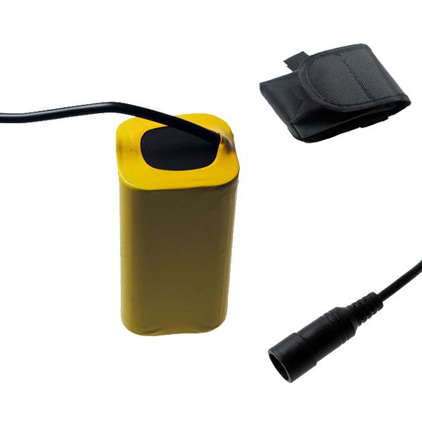 UltraFire 8.4V 18650 batériový pack pre LED bicyklové svetlá, vysokokapacitný, nabíjateľný cyklistický výstroj.