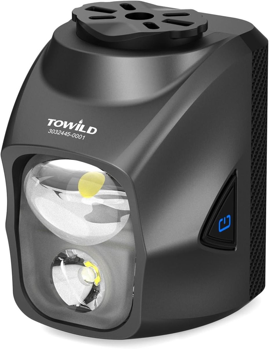 TOWILD DLite 1700 USB nabíjateľné bicyklové svetlo 1900 lúmenov vodotesné predné svetlo cyklistické DL1700 bicyklové svetlá