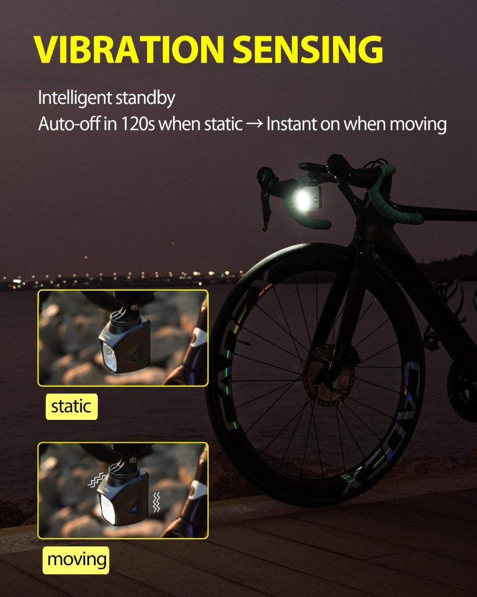 TOWILD DLite 1700 USB nabíjateľné bicyklové svetlo 1900 lúmenov vodotesné predné svetlo cyklistické DL1700 bicyklové svetlá