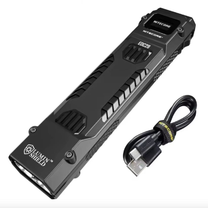 NITECORE EDC29 6500 lúmenov USB-C nabíjateľná baterka pre dlhý dosvit, každodenné nosenie a dobrodružstvo