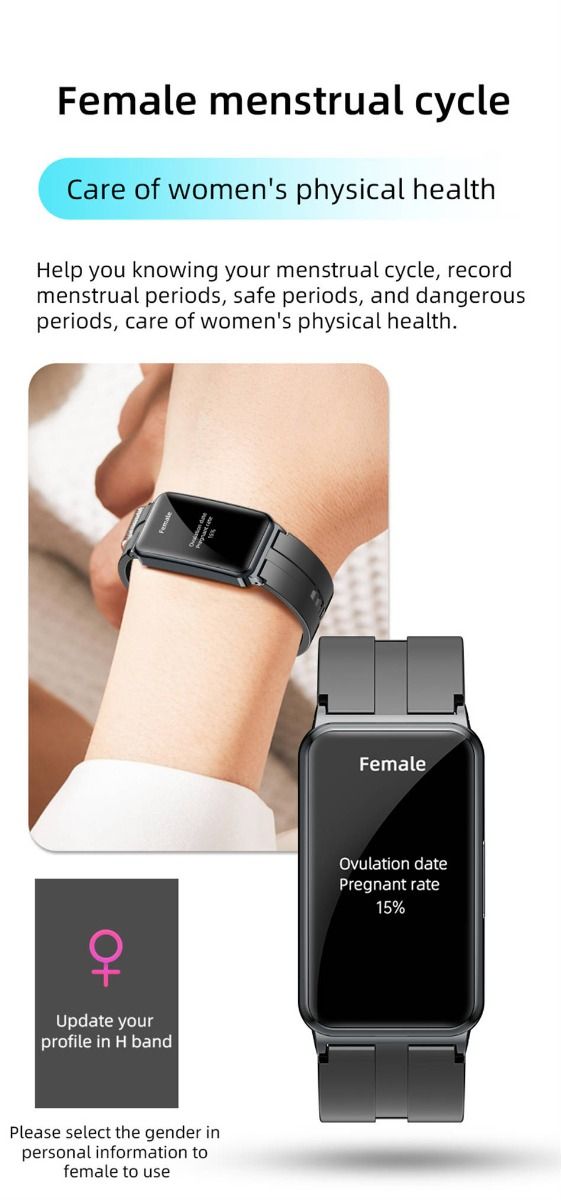 EP01 Inteligentné Hodinky, Glukóza v Krvi, EKG, HRV, Teplota, 1.47" HD Vodotesný Smart Náramok Fitness Tracker