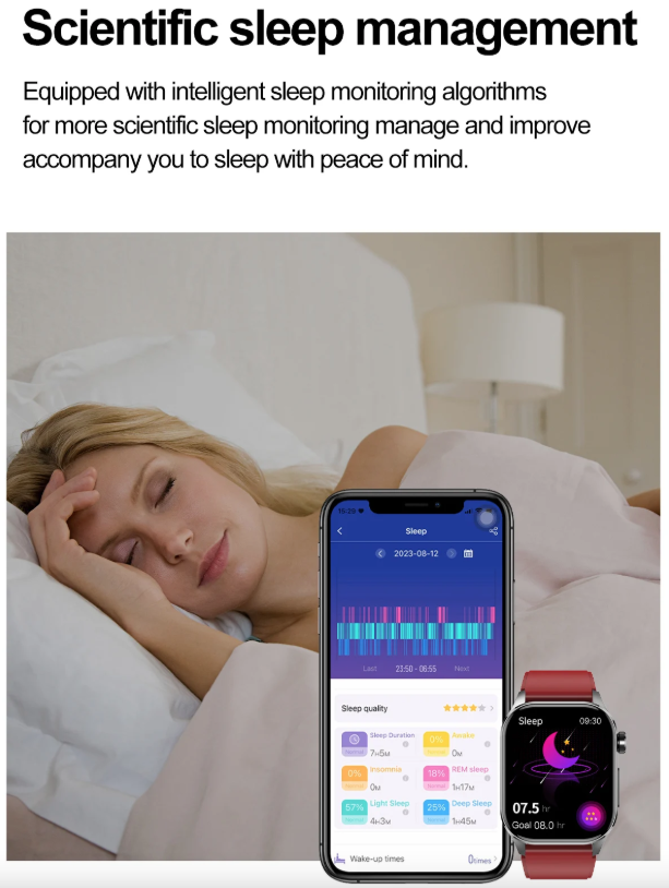 E580 inteligentné hodinky: Meranie glukózy, EKG, srdca a tlaku. IP68. Váš strážca zdravia!