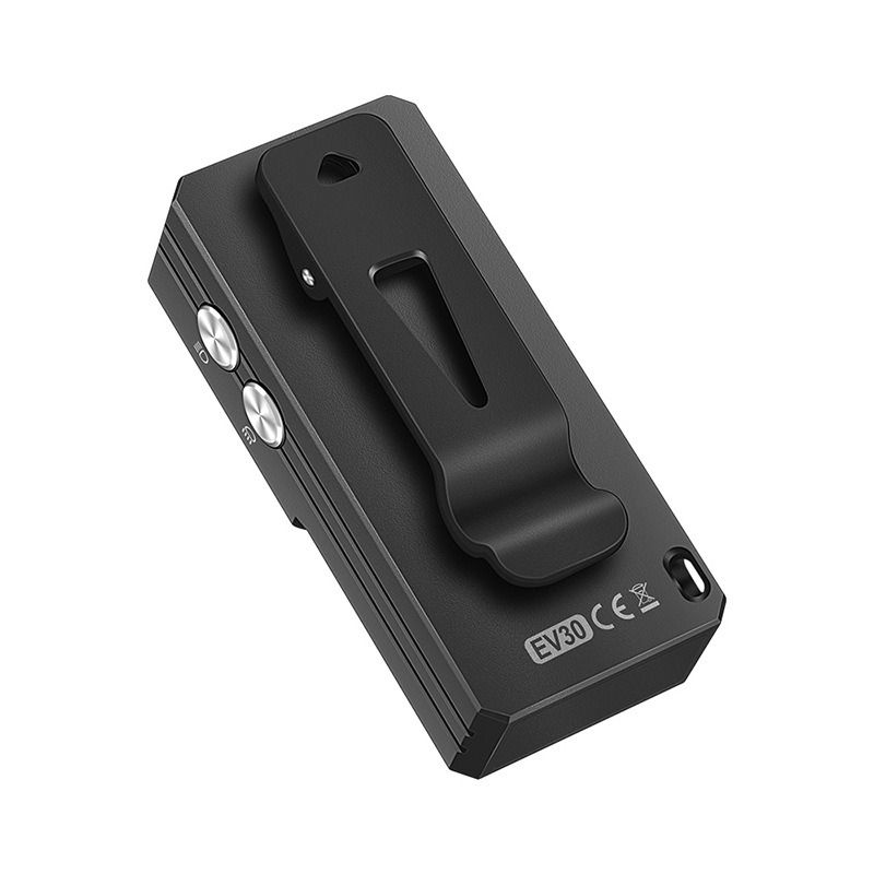 EV30 EDC svietidlo, 550lm USB-C nabíjateľné, kompaktné mini LED s 365nm UV svetlom na kľúče