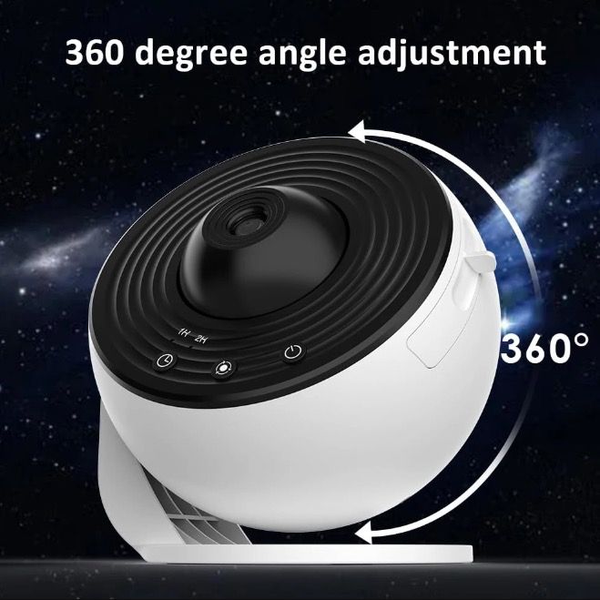 Nočné svetlo Galaxy projektor 12 v 1, lampa planetária pre deti s 360° otáčaním a upokojujúcou atmosférou.