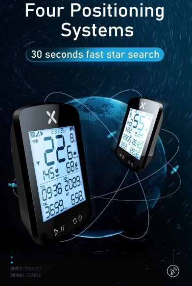 XOSS G+ G2 Cyklopočítač GPS Generácie Bezdrôtový Tachometer Sledovač s Vlastným Displejom a Snímačom Srdcového Tepu