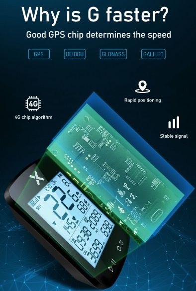 XOSS G+ G2 Cyklopočítač GPS Generácie Bezdrôtový Tachometer Sledovač s Vlastným Displejom a Snímačom Srdcového Tepu