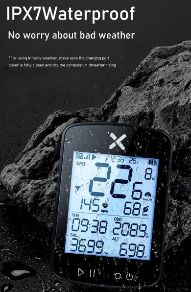 XOSS G+ G2 Cyklopočítač GPS Generácie Bezdrôtový Tachometer Sledovač s Vlastným Displejom a Snímačom Srdcového Tepu