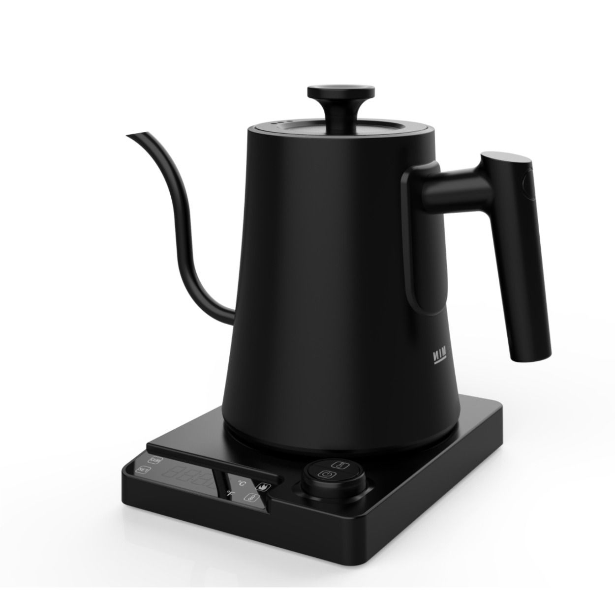 Elektrická rýchlovarná kanvica s reguláciou teploty v reálnom čase a elegantnou gooseneck pipkou 1200W