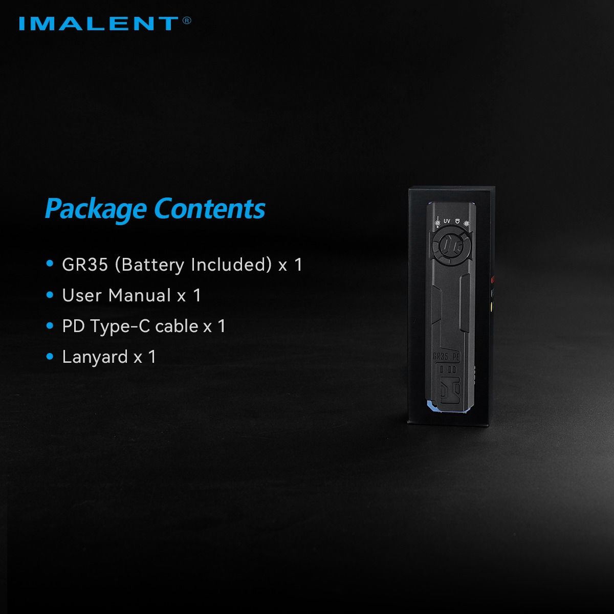 IMALENT GR35 2800 lúmenov | Výkonné, multifunkčné červené LED EDC svietidlo pre každodenné dobrodružstvá!