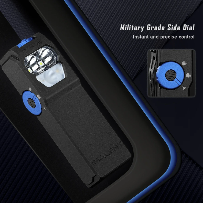 IMALENT GR36 EDC svietidlo, super jasné 2800lm, Type-C nabíjateľné LED, magnetické.