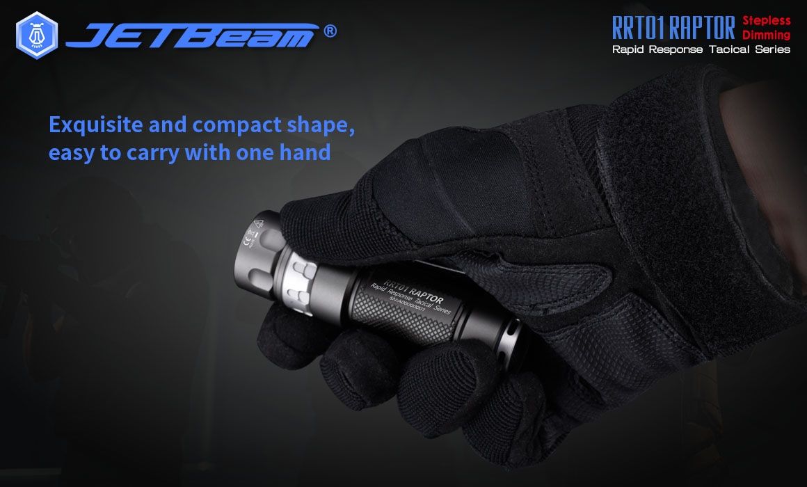JETBeam JET-RRT01 XP-L 950 Lumen LED EDC baterka – odolné vonkajšie osvetlenie na kempovanie a turistiku