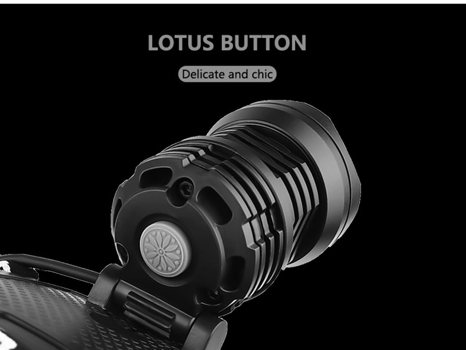 XHP70 LED čelovka 8000LM USB nabíjateľné vonkajšie svetlo IPX5 vodotesné s nastaviteľnými režimami na kempovanie a turistiku
