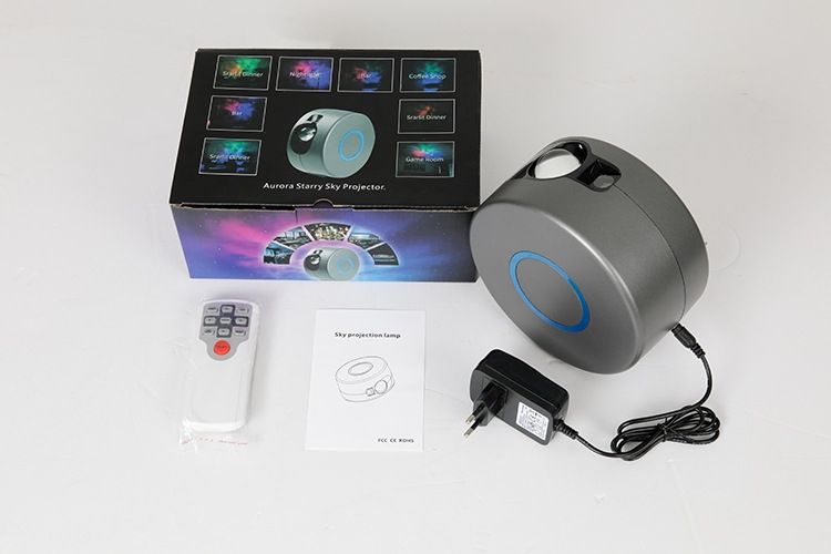 Laserový projektor hviezdnej oblohy Nocné svetlo 7 farieb 360 stupňová rotácia Darček pre deti Útulná nálada