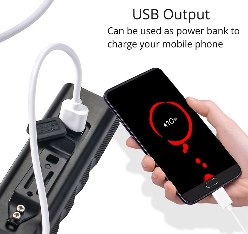 TK5 Predné svetlá na bicykel 5000 lúmenov USB nabíjateľné vodotesné super jasné s viacerými režimami na cyklistiku