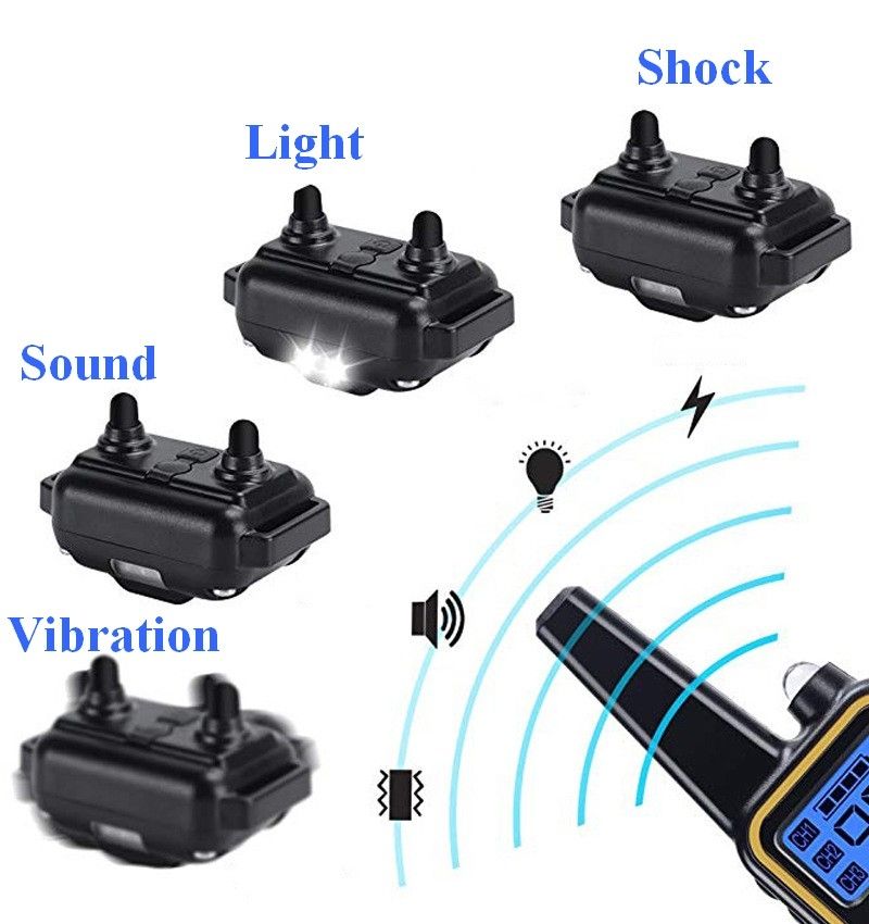 800m elektrický výcvikový obojok pre psov s LCD displejom, nabíjateľný, vodotesný obojok, efektívny vonkajší výcvik