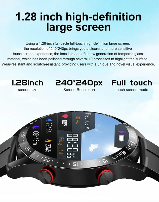 Inteligentné hodinky HW20 Srdce tep Krvný tlak Kyslík Spánok Šport ECG PPG Bluetooth volanie Android iOS