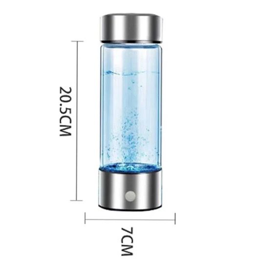 Prenosný pohár na vodu s generátorom vodíka s filtrom a ionizátorom, štýlový 420 ml, zvyšuje hydratáciu a hladinu antioxidantov