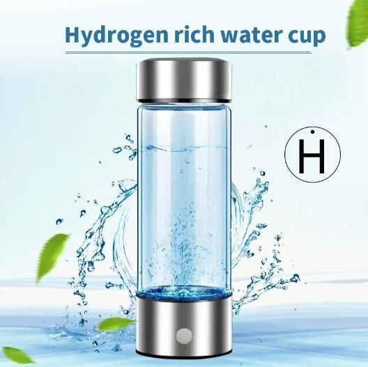 Prenosný pohár na vodu s generátorom vodíka s filtrom a ionizátorom, štýlový 420 ml, zvyšuje hydratáciu a hladinu antioxidantov