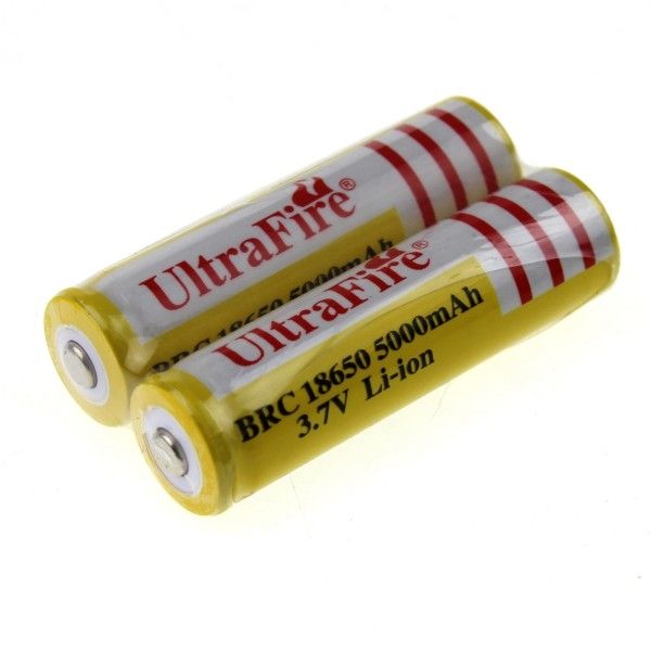 UltraFire BRC 18650 5000mAh nabíjateľná batéria pre outdoorových nadšencov: rýchle nabíjanie a dlhotrvajúci výkon.