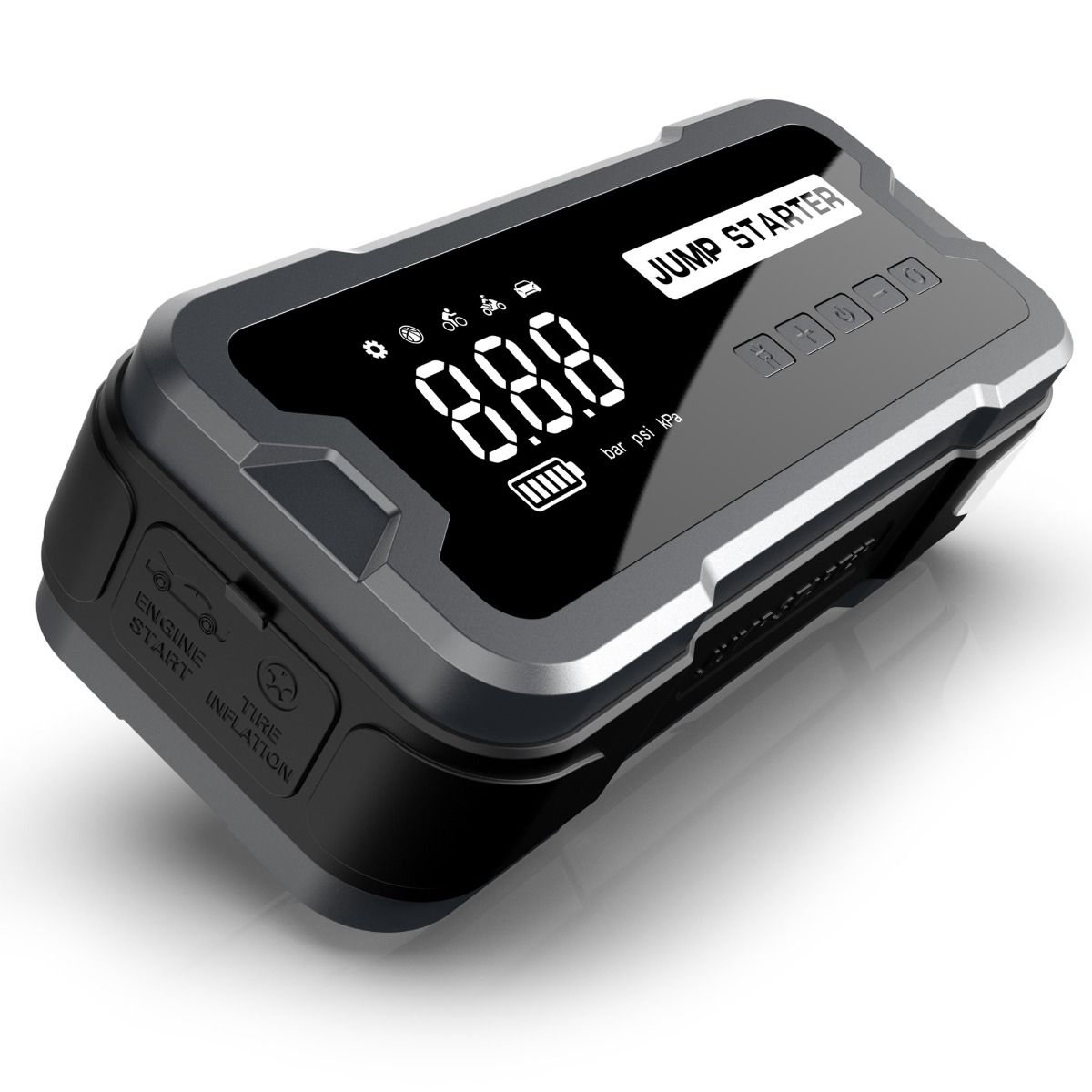 Kompaktné multifunkčné zariadenie Autopríslušenstvo Štartér do auta Power Bank s digitálnym displejom 8000mAh