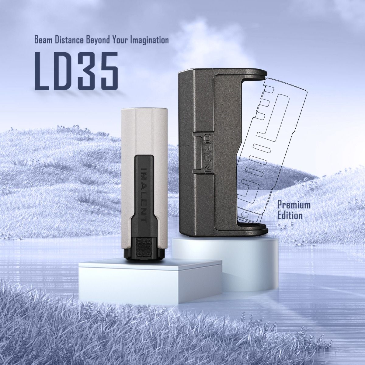 IMALENT LD35: Výkonné EDC svietidlo 1200 lúmenov, USB-C dobíjacie a kompaktné.