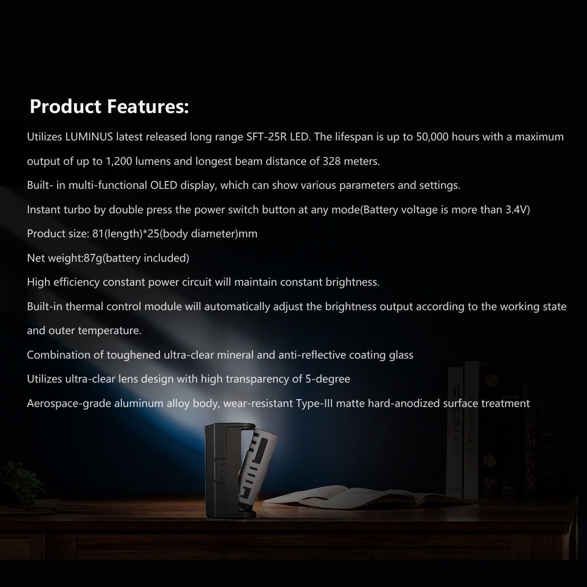 IMALENT LD35: Výkonné EDC svietidlo 1200 lúmenov, USB-C dobíjacie a kompaktné.