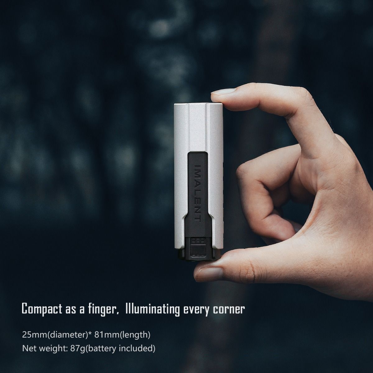 IMALENT LD35: Výkonné EDC svietidlo 1200 lúmenov, USB-C dobíjacie a kompaktné.