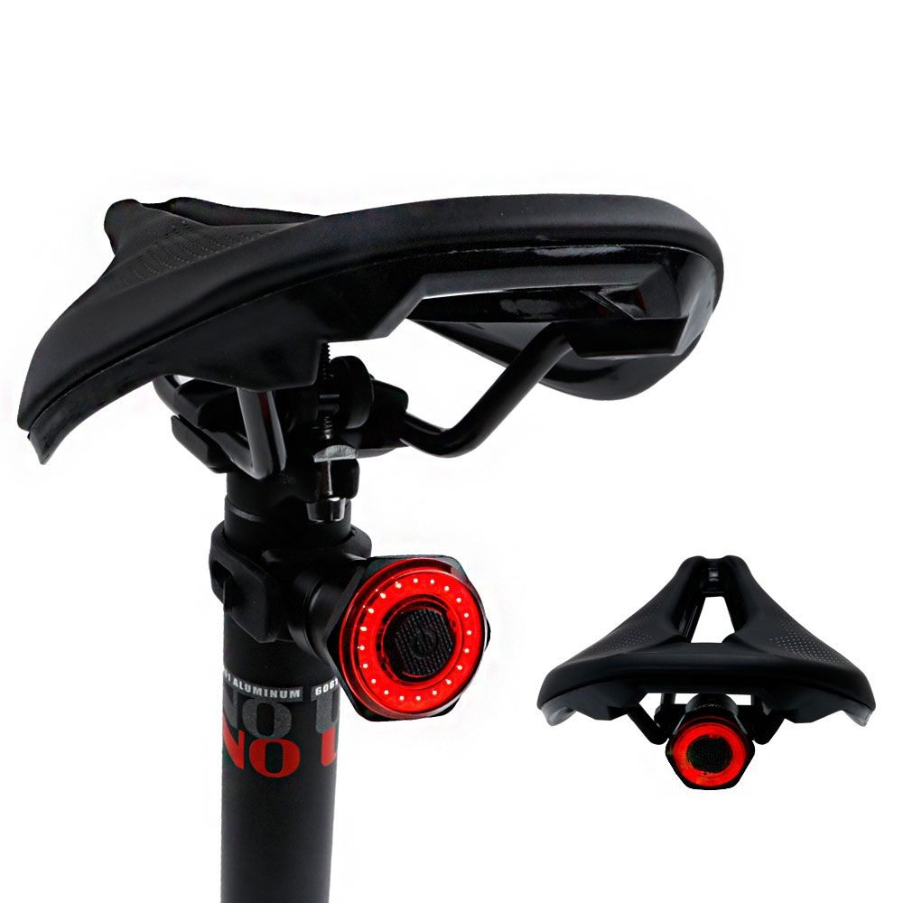 Inteligentné zadné svetlo na bicykel s automatickým štart/stop brzdovým svetlom, USB nabíjaním, vodeodolnosťou IPX6 – bezpečnostné svetlo na bicykel