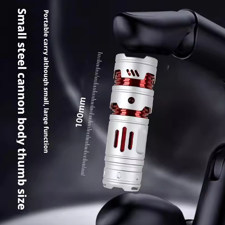 Prenosná Mini EDC Baterka, USB Nabíjateľná Vrecková Baterka, Kľúčenka, 1000 lm, Hliníková Zliatina