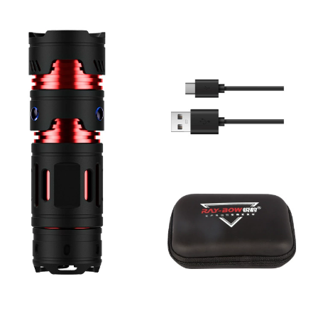 Prenosná Mini EDC Baterka, USB Nabíjateľná Vrecková Baterka, Kľúčenka, 1000 lm, Hliníková Zliatina