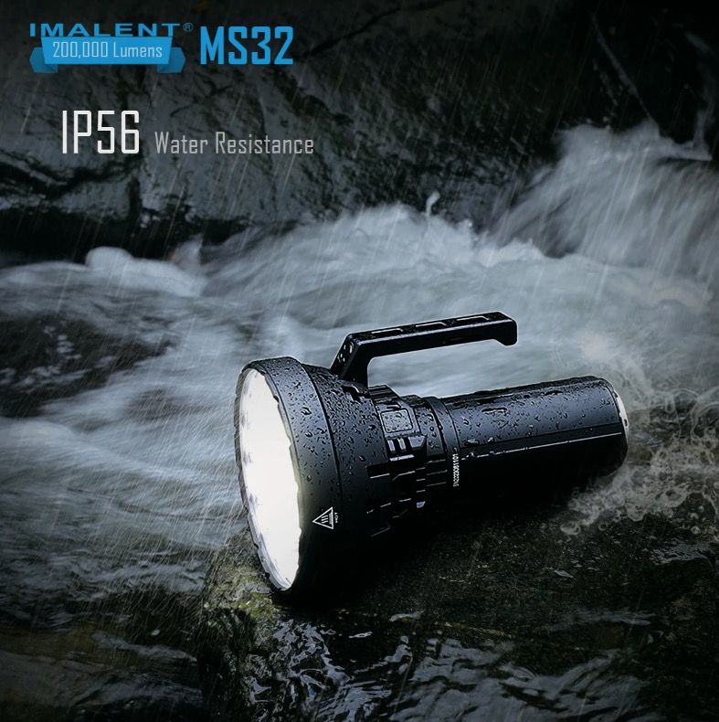 IMALENT MS32 200000 Lumen LED vysoko výkonná baterka s viacerými režimami osvetlenia pre vonkajšie dobrodružstvá