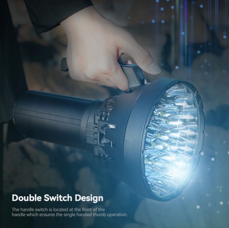 IMALENT MS32 200000 Lumen LED vysoko výkonná baterka s viacerými režimami osvetlenia pre vonkajšie dobrodružstvá