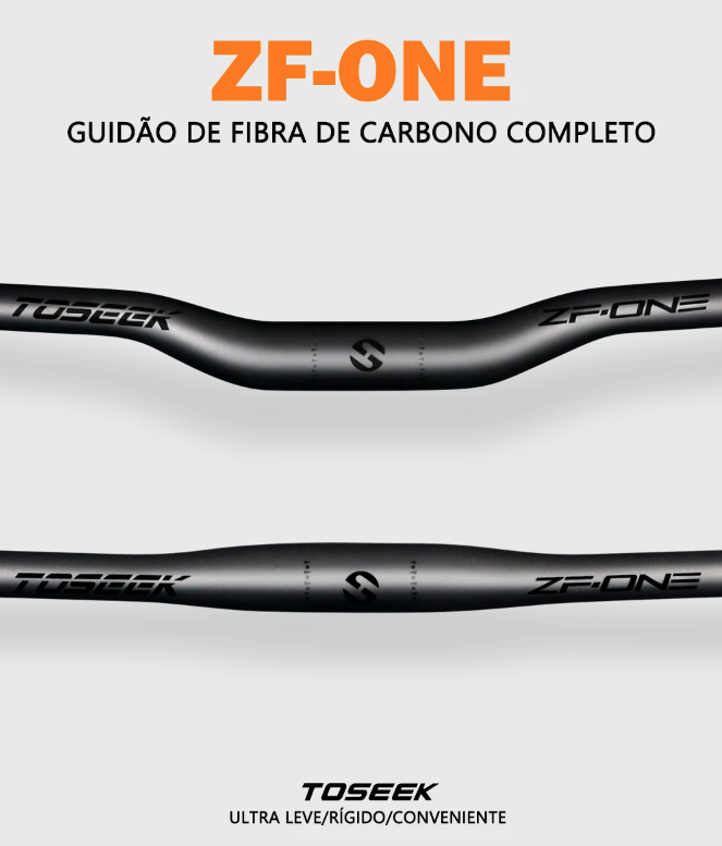 TOSEEK ZF-ONE MTB Carbonové riadidlá 31.8mm Ľahké Matná čierna 580mm 760mm Ergonomický dizajn Prémiová kvalita