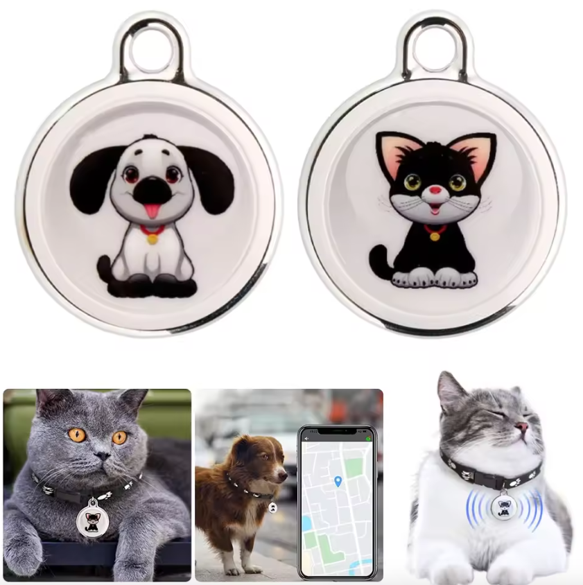 Inteligentný Airtag Obojok pre psov s Lokalizáciou v reálnom čase Bezpečnosť a GPS Sledovač pre Domácich Miláčikov