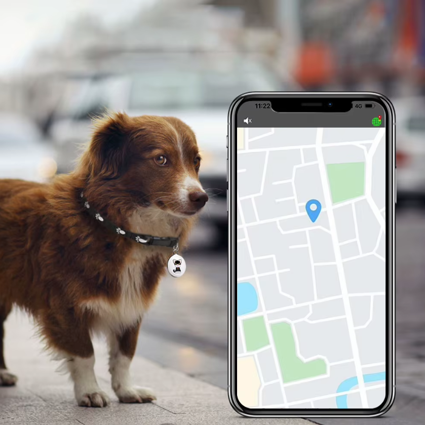 Inteligentný Airtag Obojok pre psov s Lokalizáciou v reálnom čase Bezpečnosť a GPS Sledovač pre Domácich Miláčikov