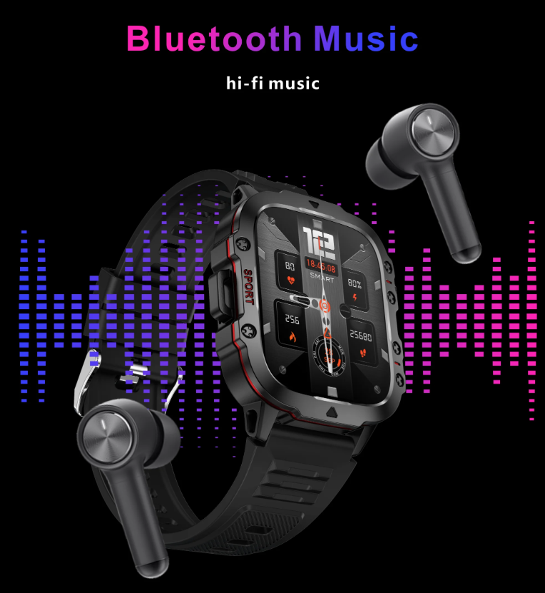 QX11 Smart Watch pre mužov, IP68 5ATM Outdoorové Športové Pánske Hodinky s Bluetooth Volaním Fitness Tracker