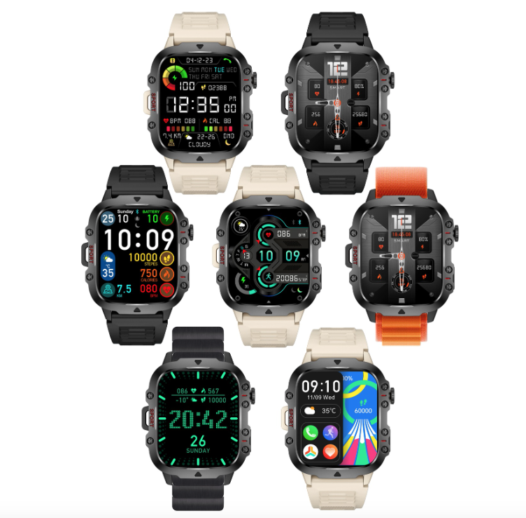 QX11 Smart Watch pre mužov, IP68 5ATM Outdoorové Športové Pánske Hodinky s Bluetooth Volaním Fitness Tracker