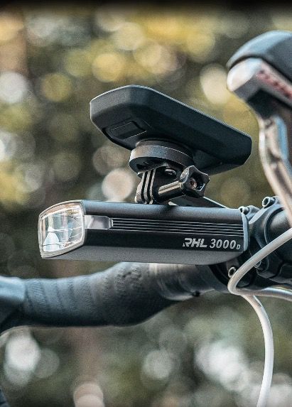 ROCKBROS RHL3000 Cyklistické svetlo 3000 lúmenov, LED predné svetlo, 10000mAh batéria, vodeodolné, na MTB a cestnú cyklistiku, odolné